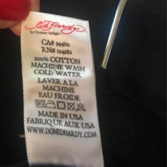 VINTAGE Ed Hardy Love Cross Tunic - Picture 3 of 5